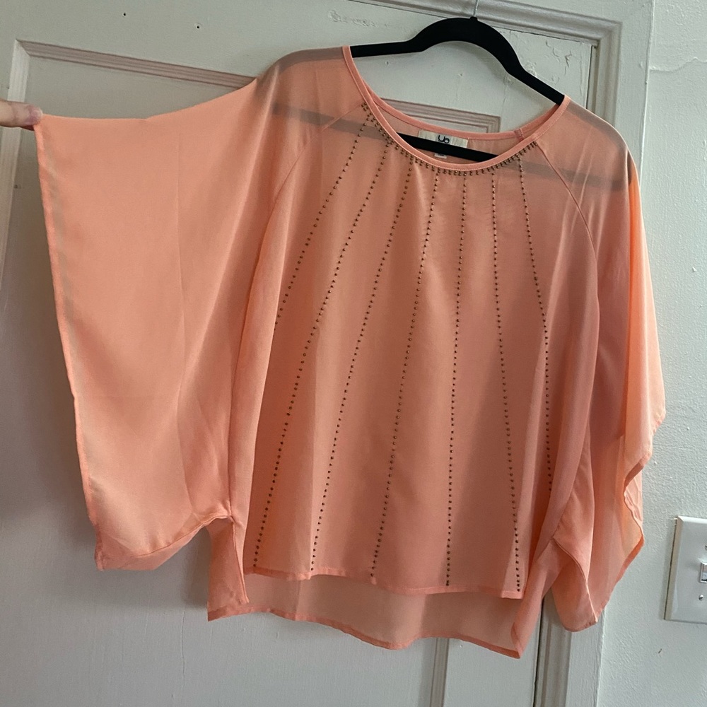 Nice dress top with large sleeves & bead work